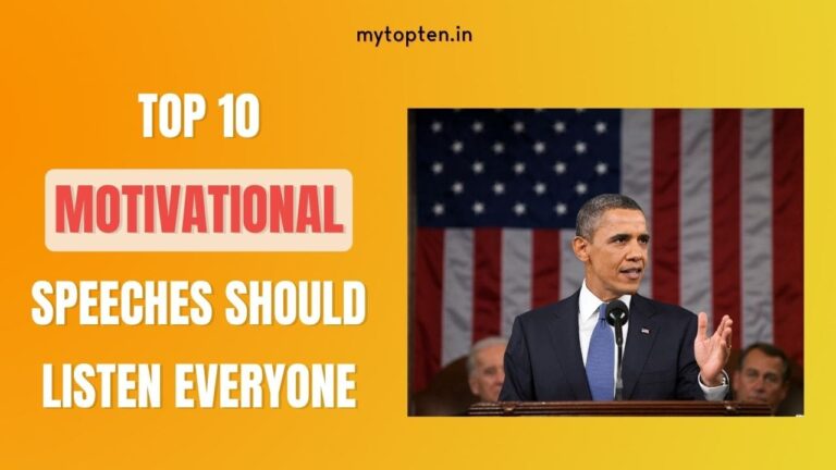 Top 10 Motivational Speeches That Everyone Should Listen To