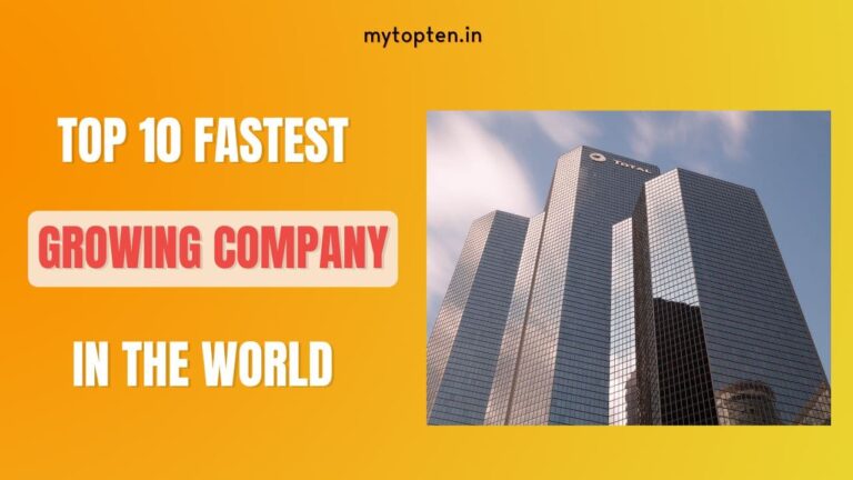 Top 10 fastest growing company in the world
